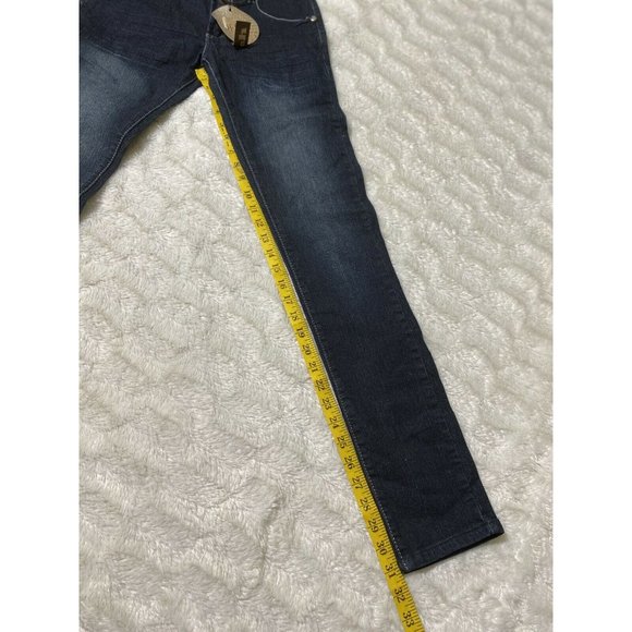 No Fuze Womens Skinny Sz 3 / 4 Blue Denim Jeans (26x31 Msrd) - Picture 8 of 11